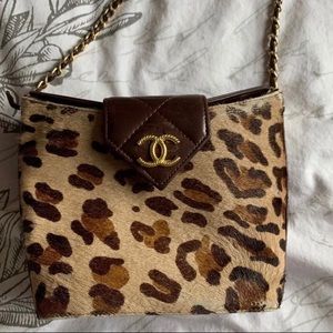 Leopard Print Crossbody Purse